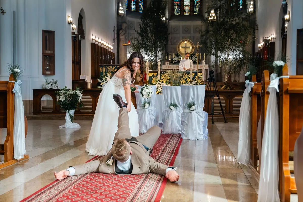 Sesja ślubna para młoda